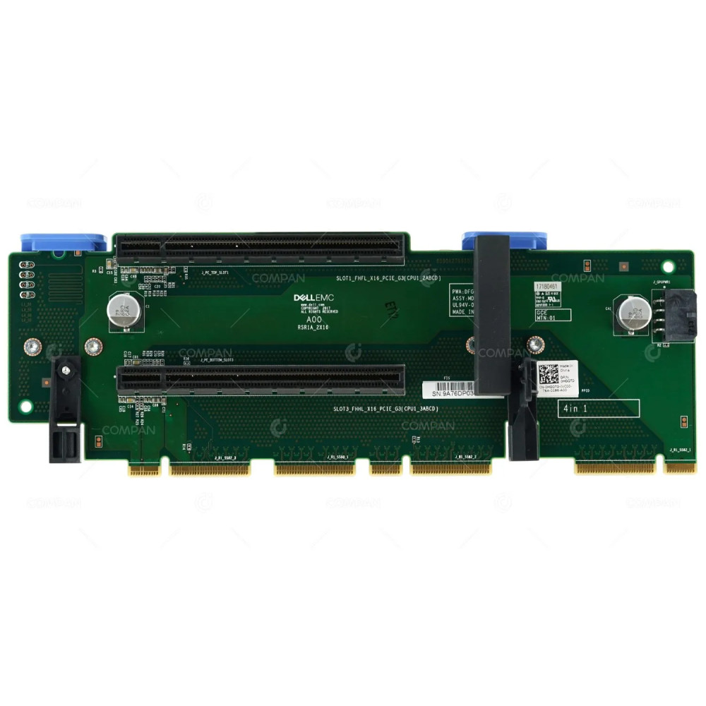 MDDTD DELL GPU RISER CARD DUAL PCI-E 3.0 x16 FOR POWEREDGE R740 R740XD